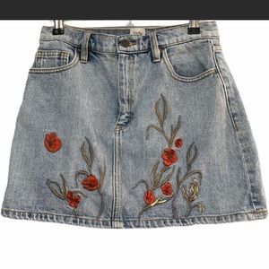 Aritzia Little Moon Jean Skirt